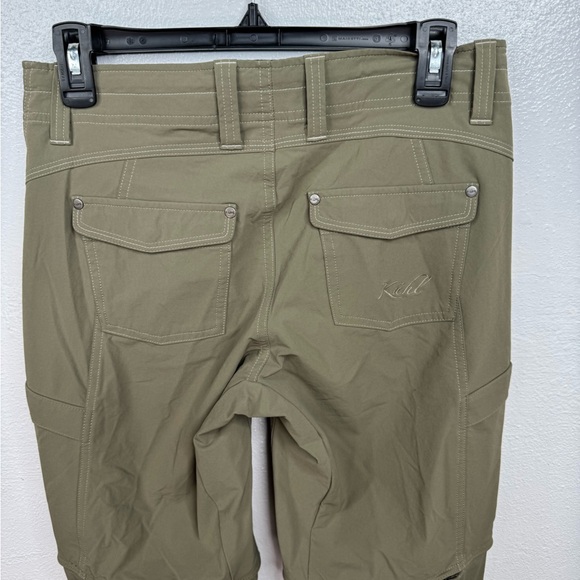 KÜHL Anika Pants Womens Size 6 Olive Green Convertible Zip-Off Cargo Hiking - Picture 5 of 7